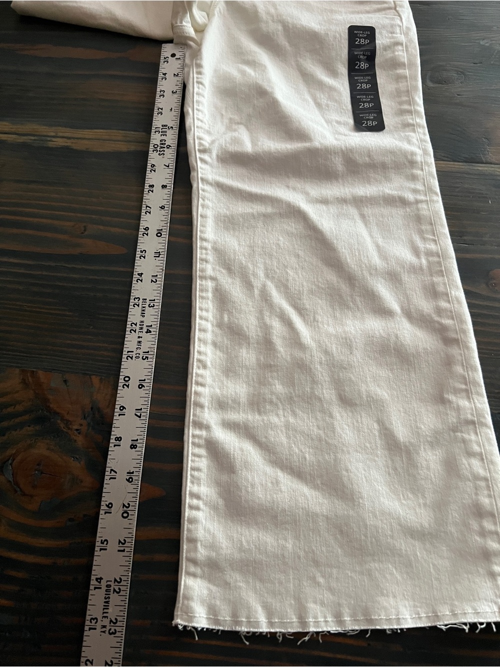 J. Crew Wide Leg Crop Jeans - Size 28P NWT - Picture 5 of 7